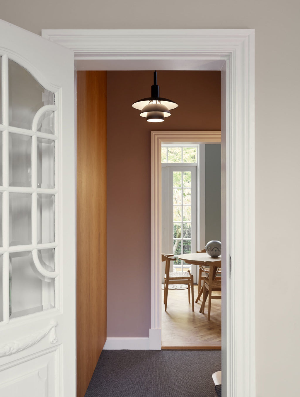 Louis Poulsen Ph 3/3 Pendel - Sort metal/glas