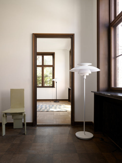 Louis Poulsen - PH 80 Gulvlampe Hvid Opal Akryl/Hvid