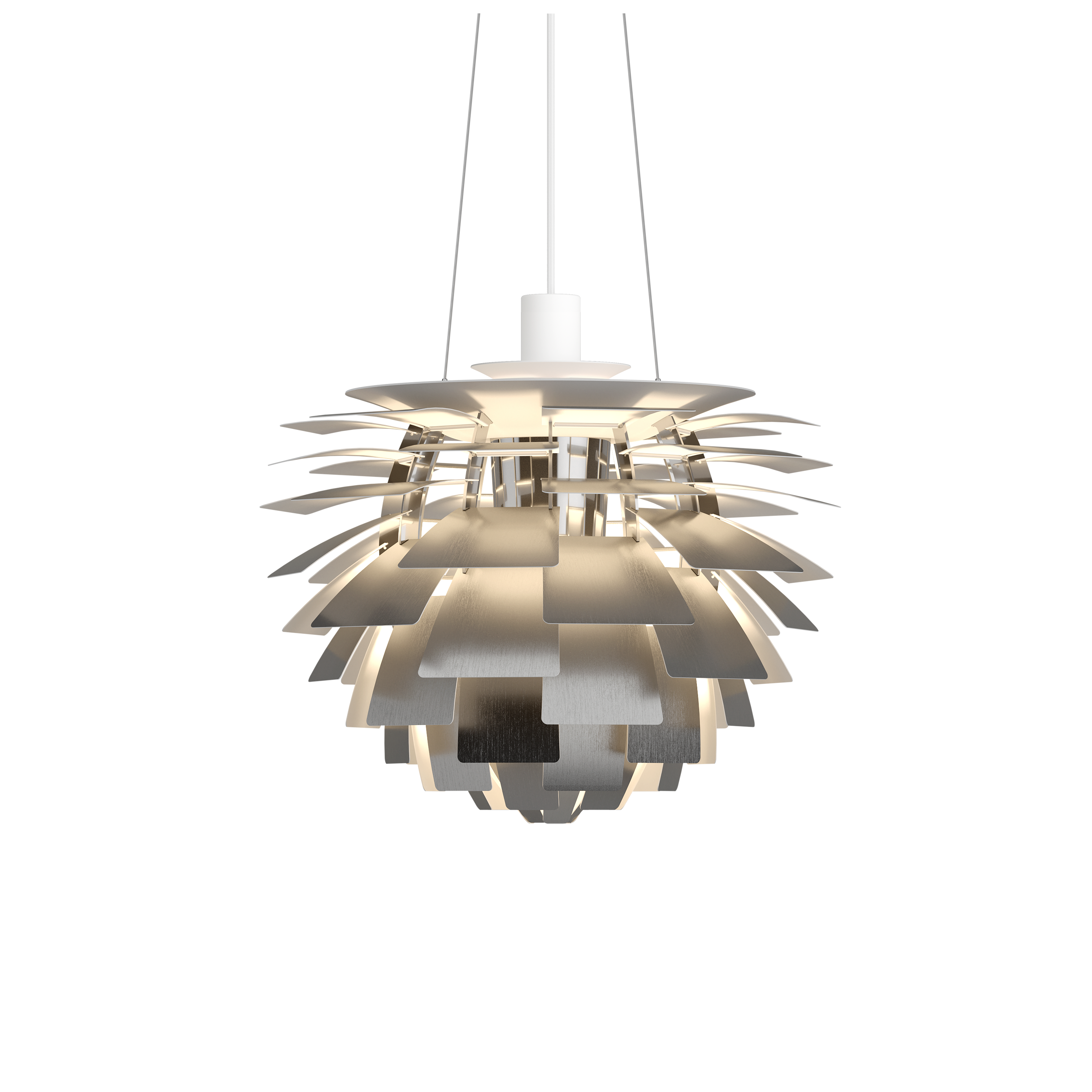 Louis Poulsen PH Artichoke Koglen - Ø480 - Børstet stål