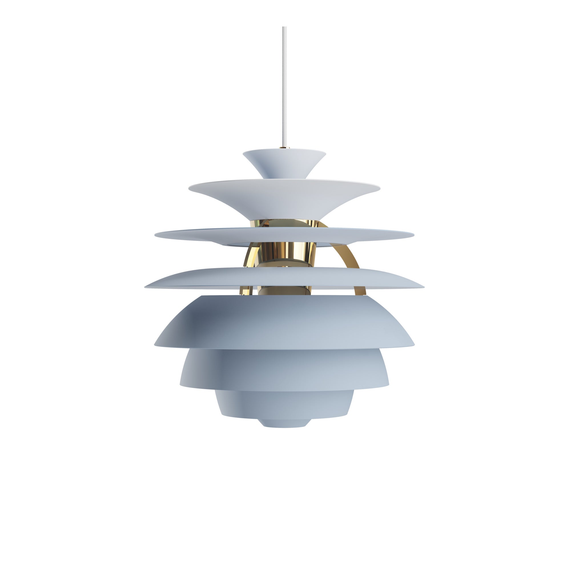 Louis Poulsen PH Snowball Dusty Blue/Brass Metallised