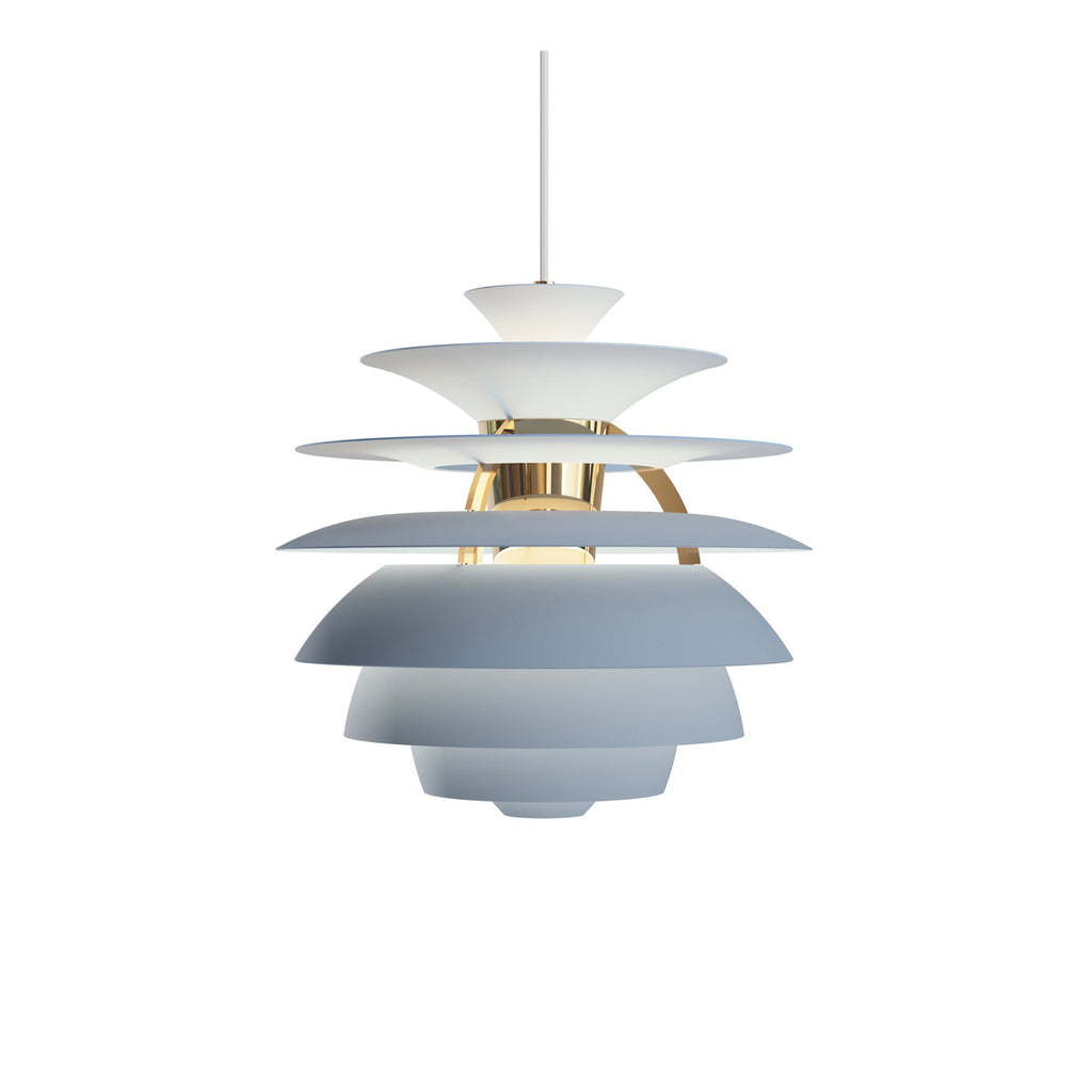 Louis Poulsen PH Snowball Dusty Blue/Brass Metallised