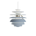 Louis Poulsen PH Snowball Dusty Blue/High Lustre Chrome Plated