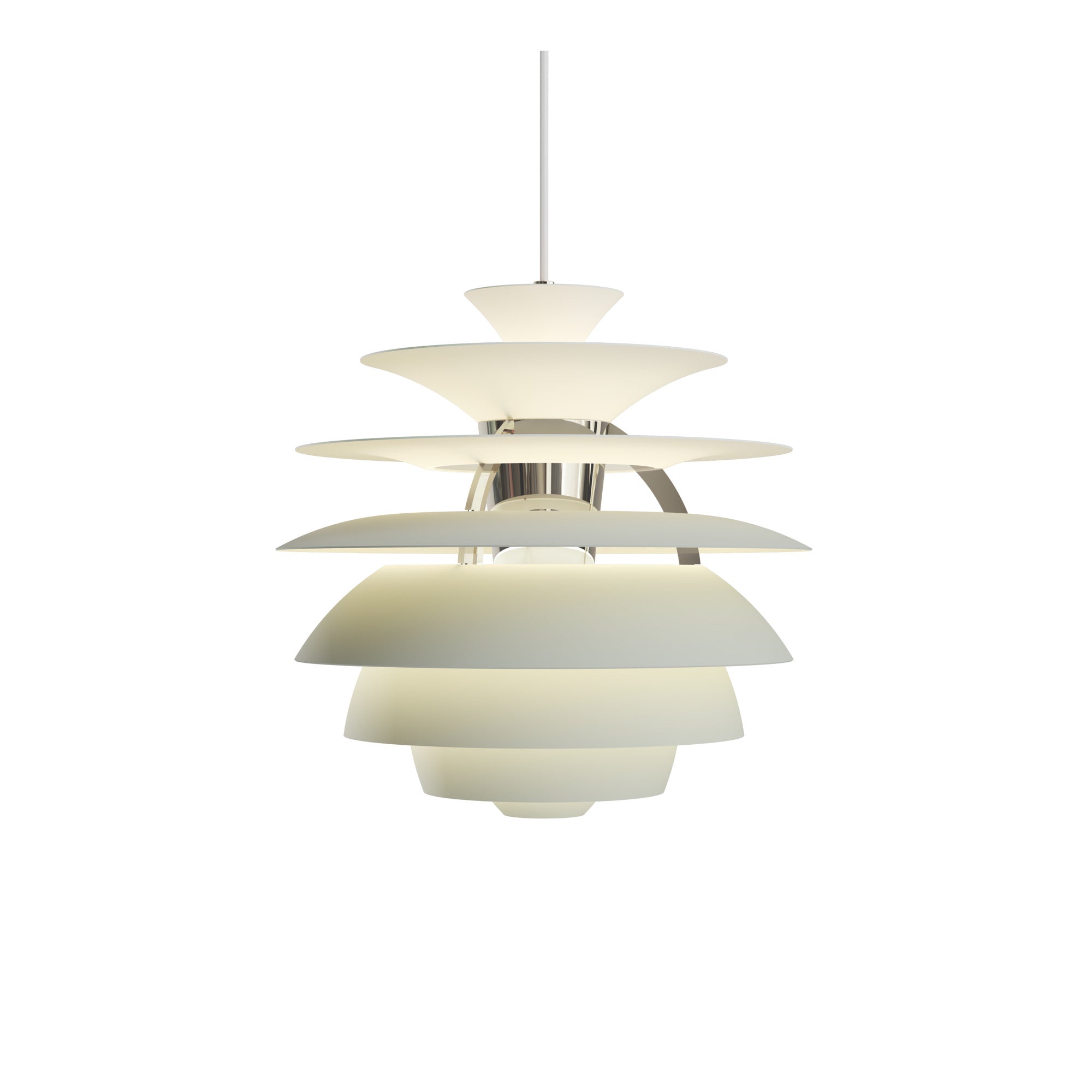 Louis Poulsen PH Snowball Dusty Green/High Lustre Chrome Plated
