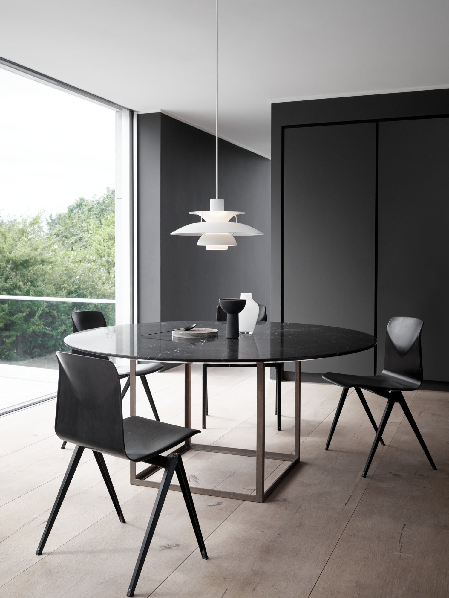 Louis Poulsen PH 5 Pendel - Monokrom Hvid