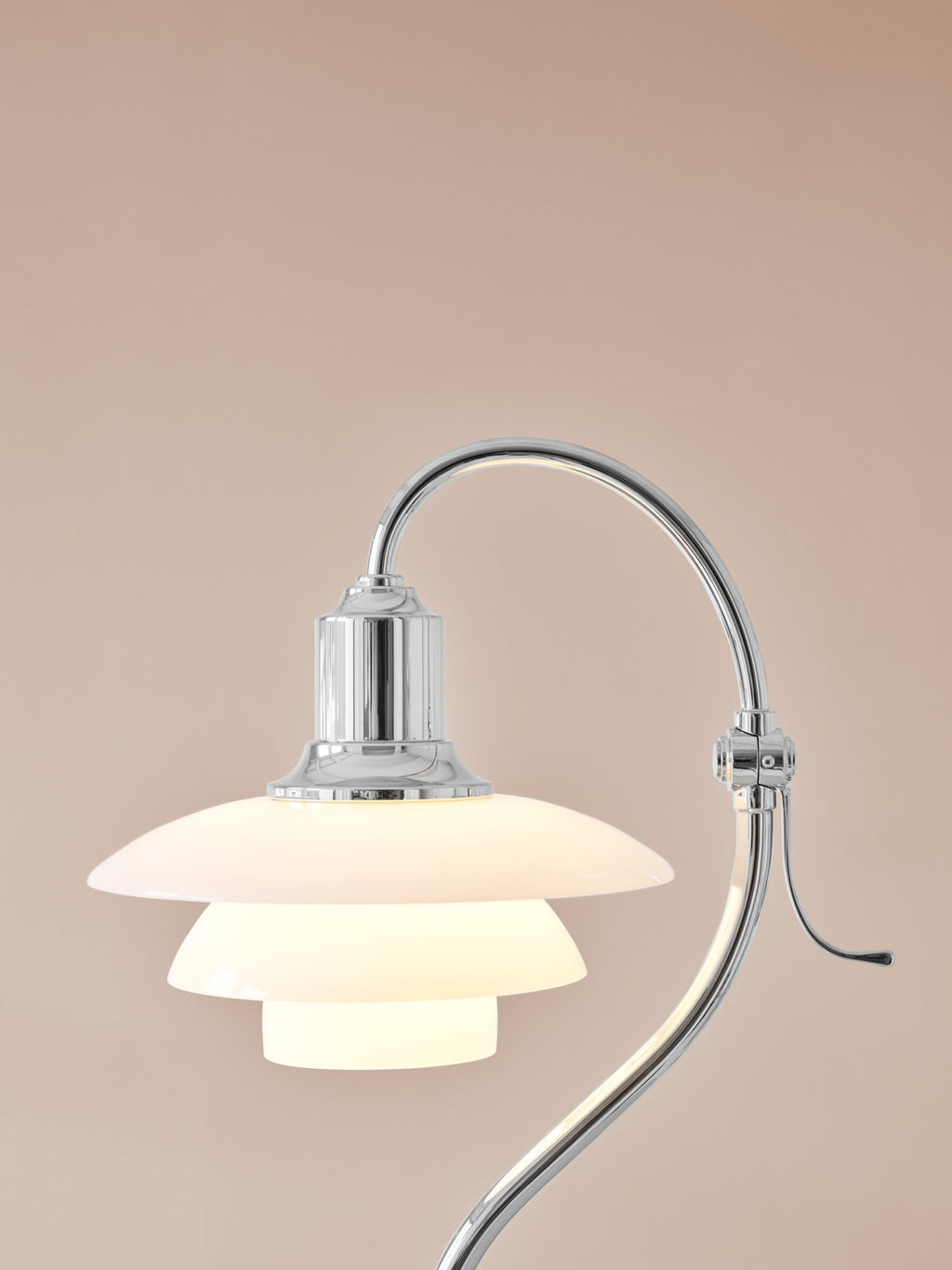 Louis Poulsen PH 2/2 Bordlampe Spørgsmålstegn krom - Special edition