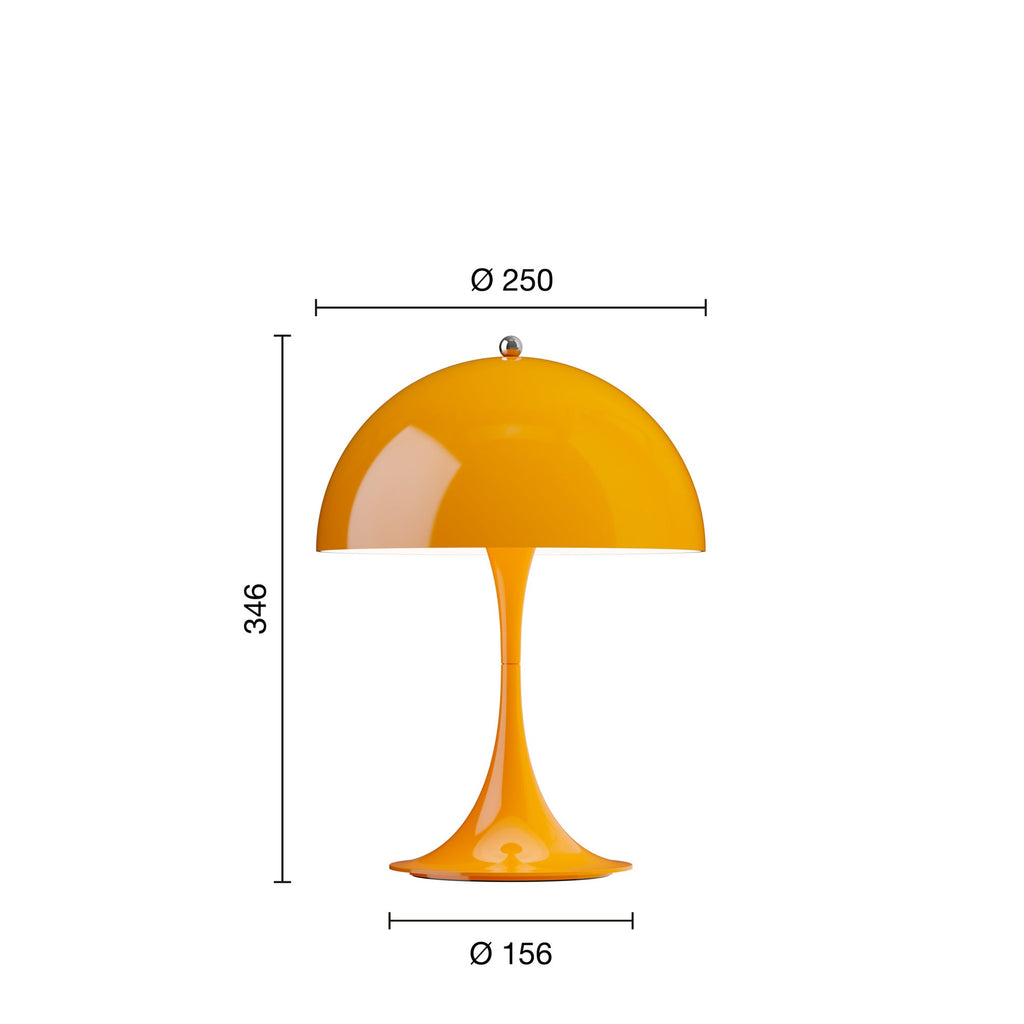 Louis Poulsen Panthella 250 Portable bordlampe - Orange