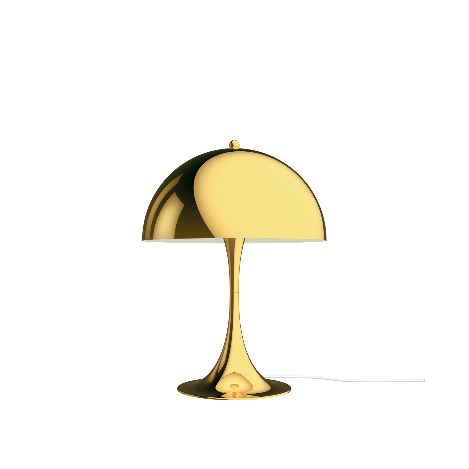 Louis Poulsen - Panthella 320 Bordlampe - Messing Metalliseret