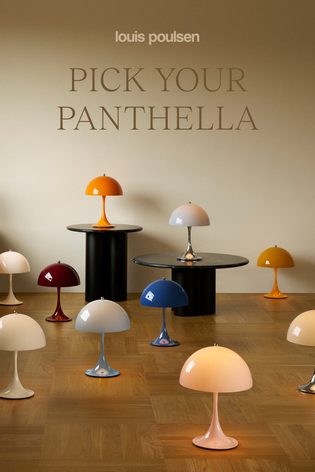 Louis Poulsen Panthella 250 Portable bordlampe - Koral