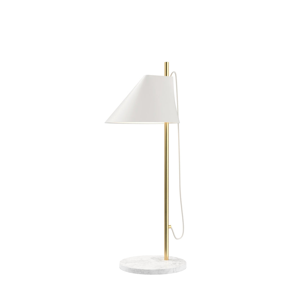 Louis Poulsen - YUH Bordlampe - Hvid Marmor Fod