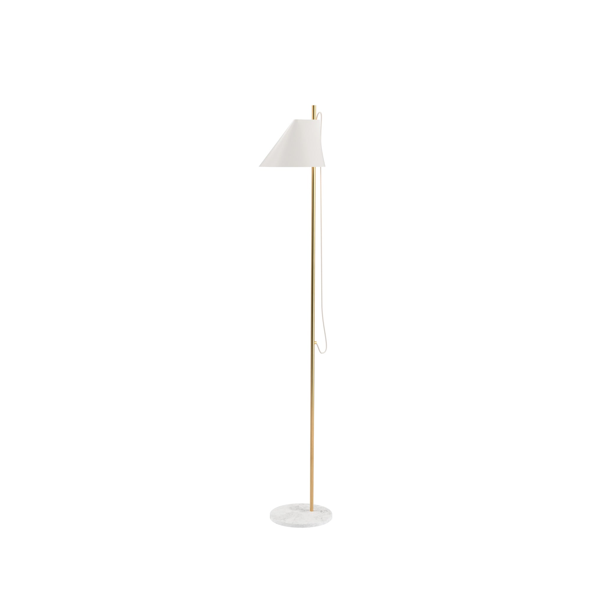 Louis Poulsen Yuh Gulvlampe - Hvid Marmor Fod