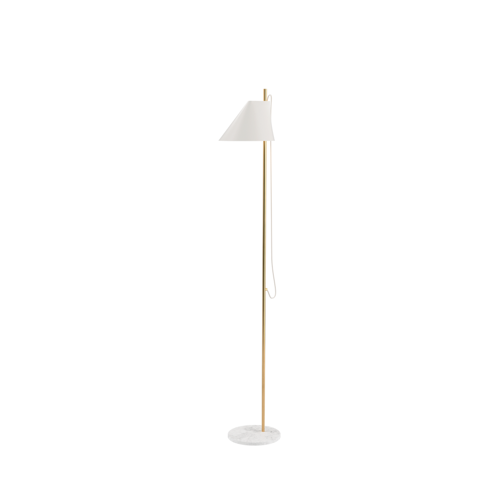 Louis Poulsen Yuh Gulvlampe - Hvid Marmor Fod