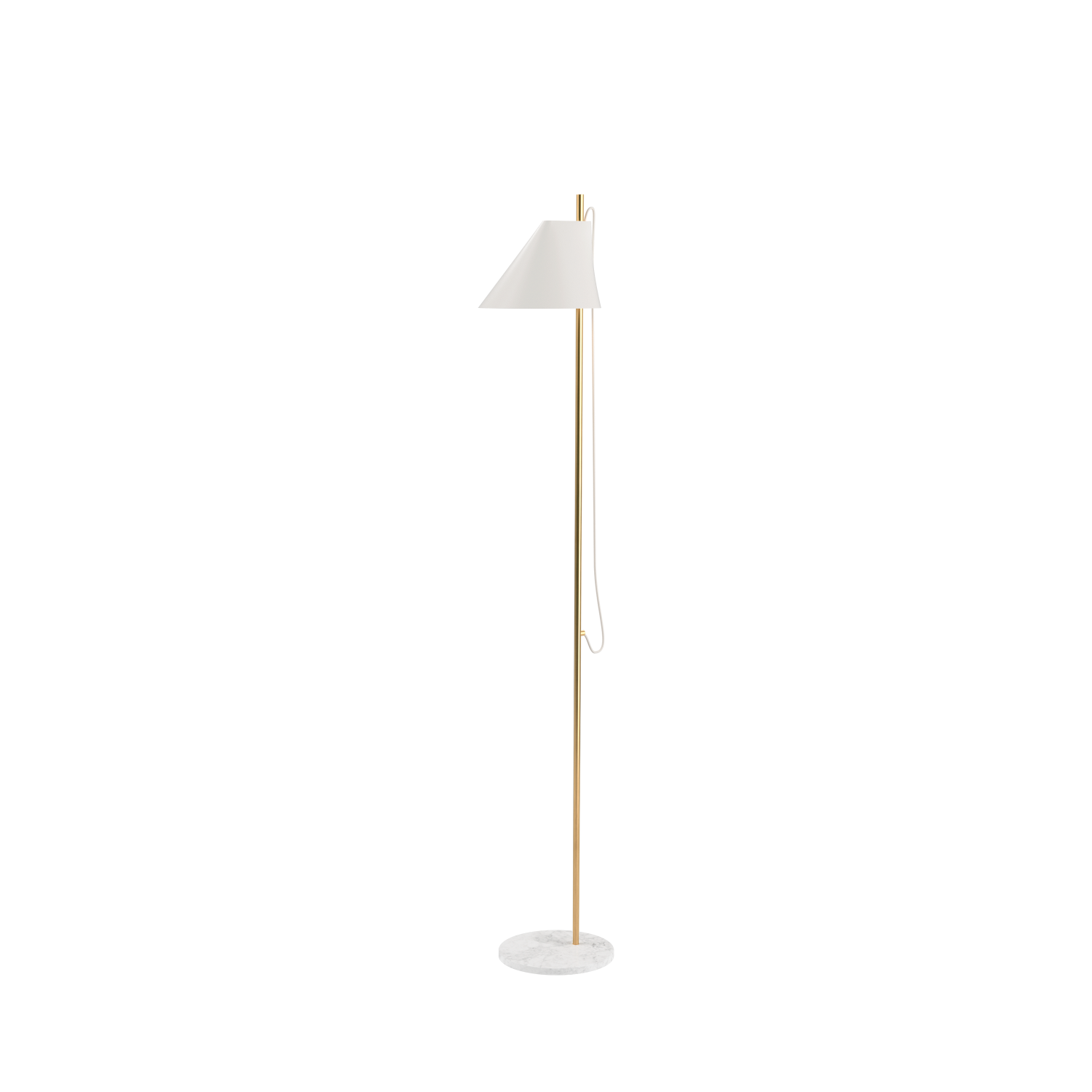 Louis Poulsen Yuh Gulvlampe - Hvid Marmor Fod