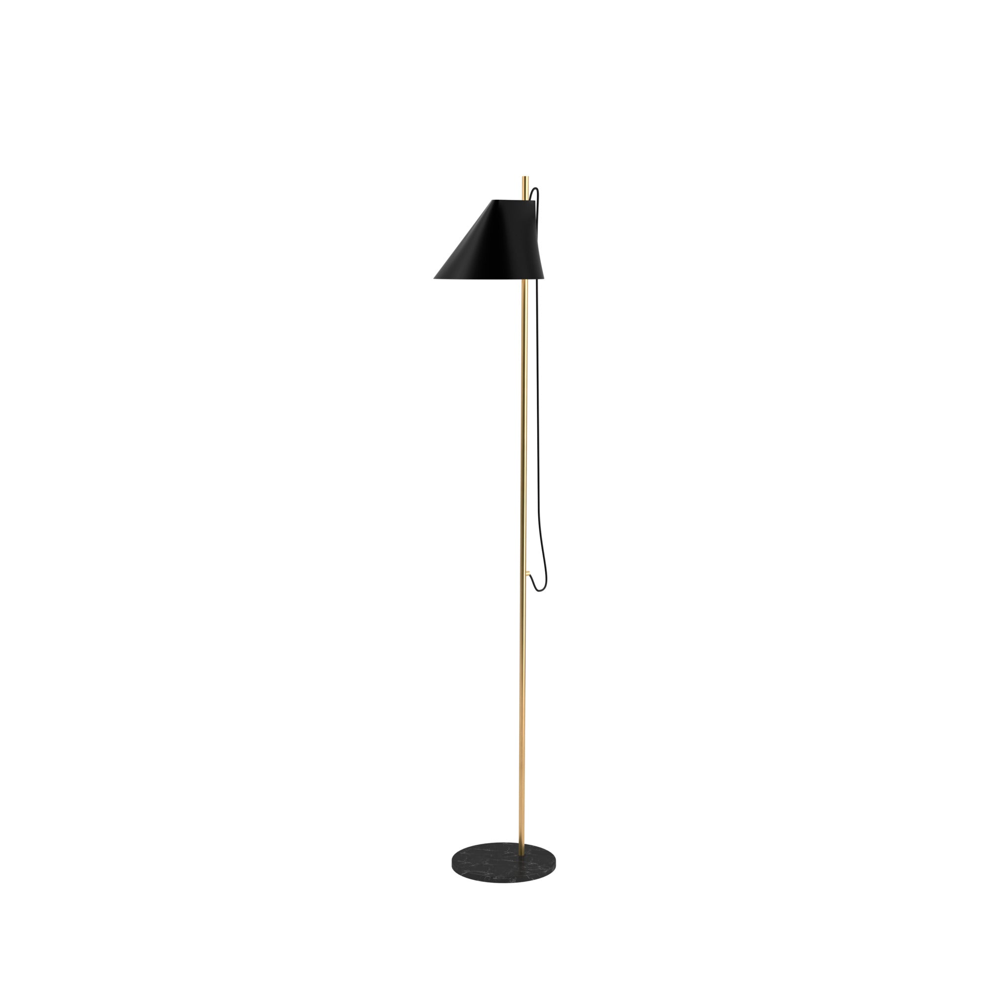 Louis Poulsen Yuh Gulvlampe - Sort Marmor Fod