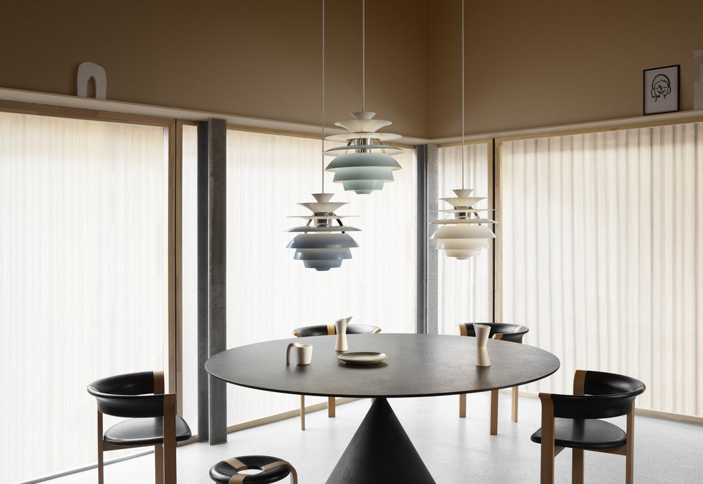 Louis Poulsen PH Snowball Dusty Blue/Brass Metallised