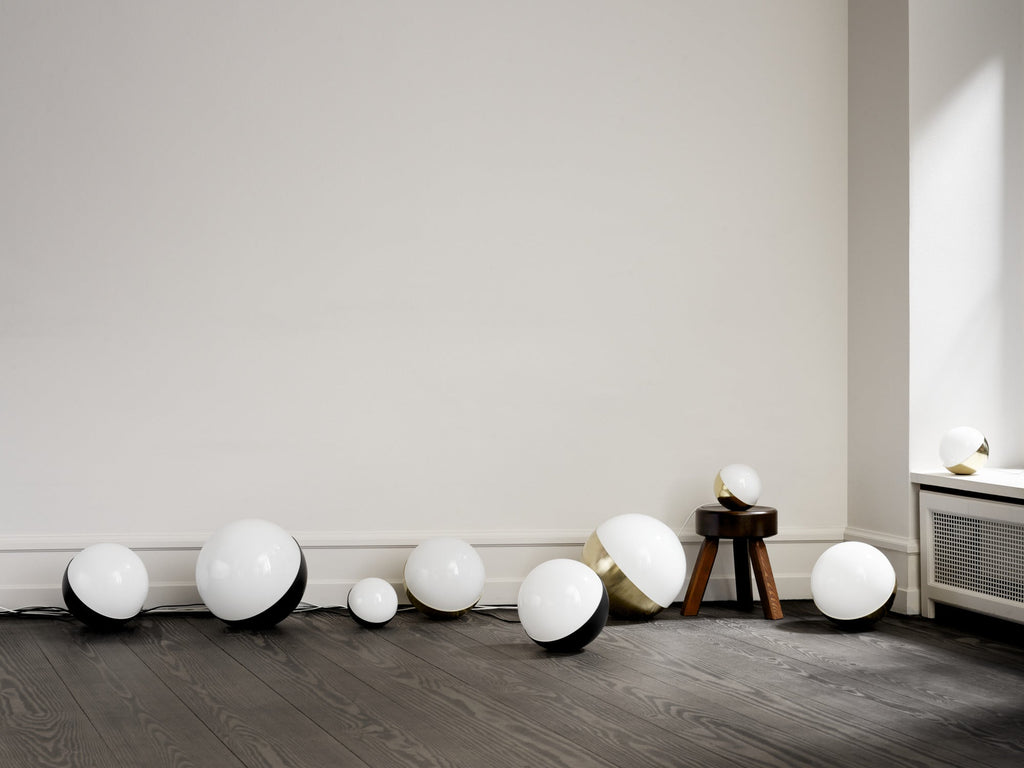 Louis Poulsen VL Studio Bord/Gulv - Messing Ø 150
