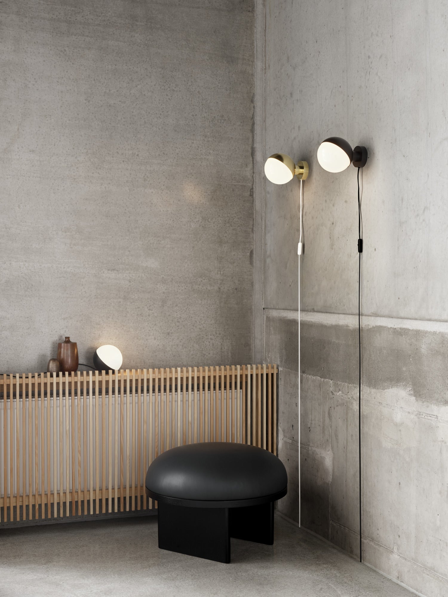 Louis Poulsen VL Studio Bord/Gulv - Sort Ø 150