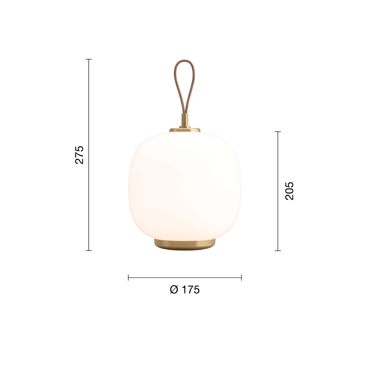 Louis Poulsen VL 45 Radiohus Genopladelig Bordlampe Messing/Rosa Glas