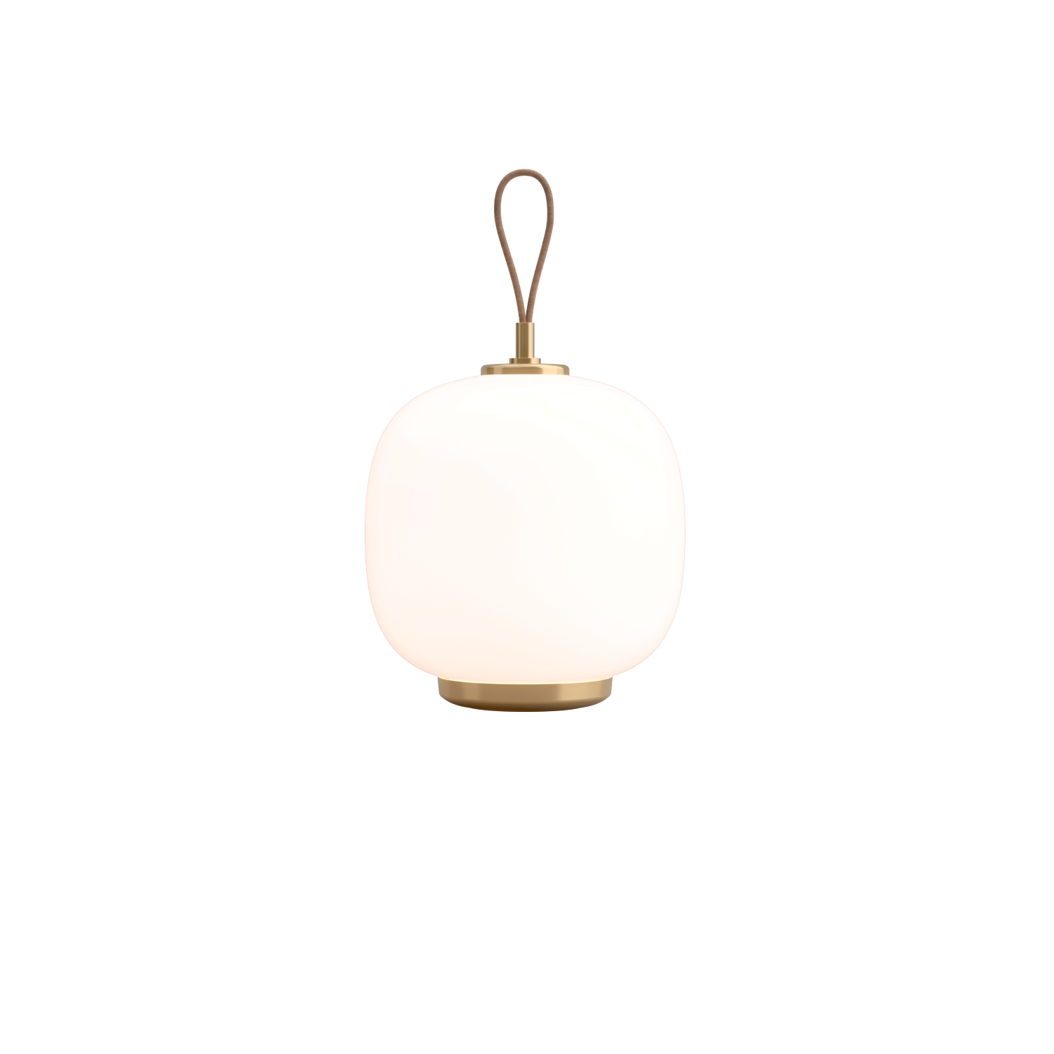 Louis Poulsen VL 45 Radiohus Genopladelig Bordlampe Messing/Rosa Glas