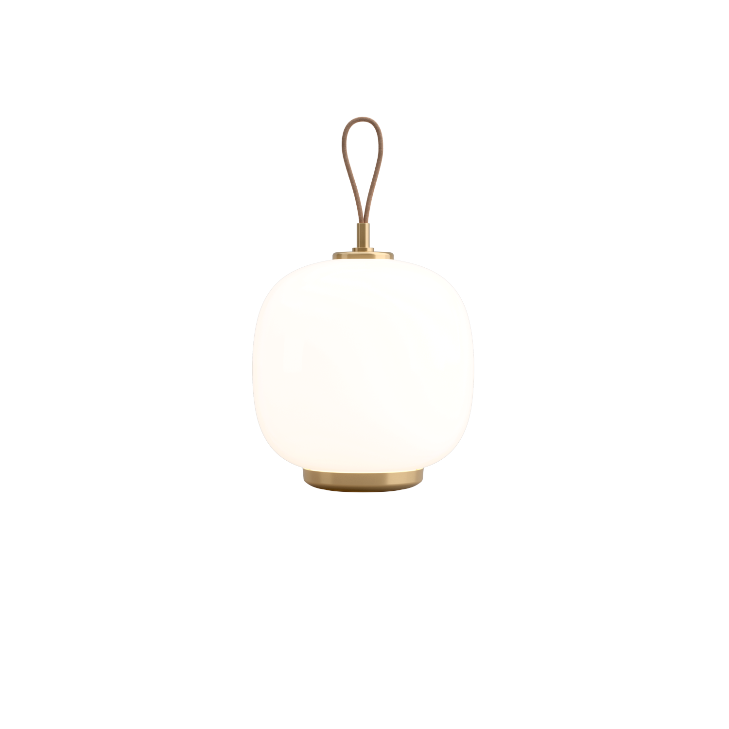 Louis Poulsen VL 45 Radiohus genopladelig Bordlampe Messing/Hvid Opal Glas