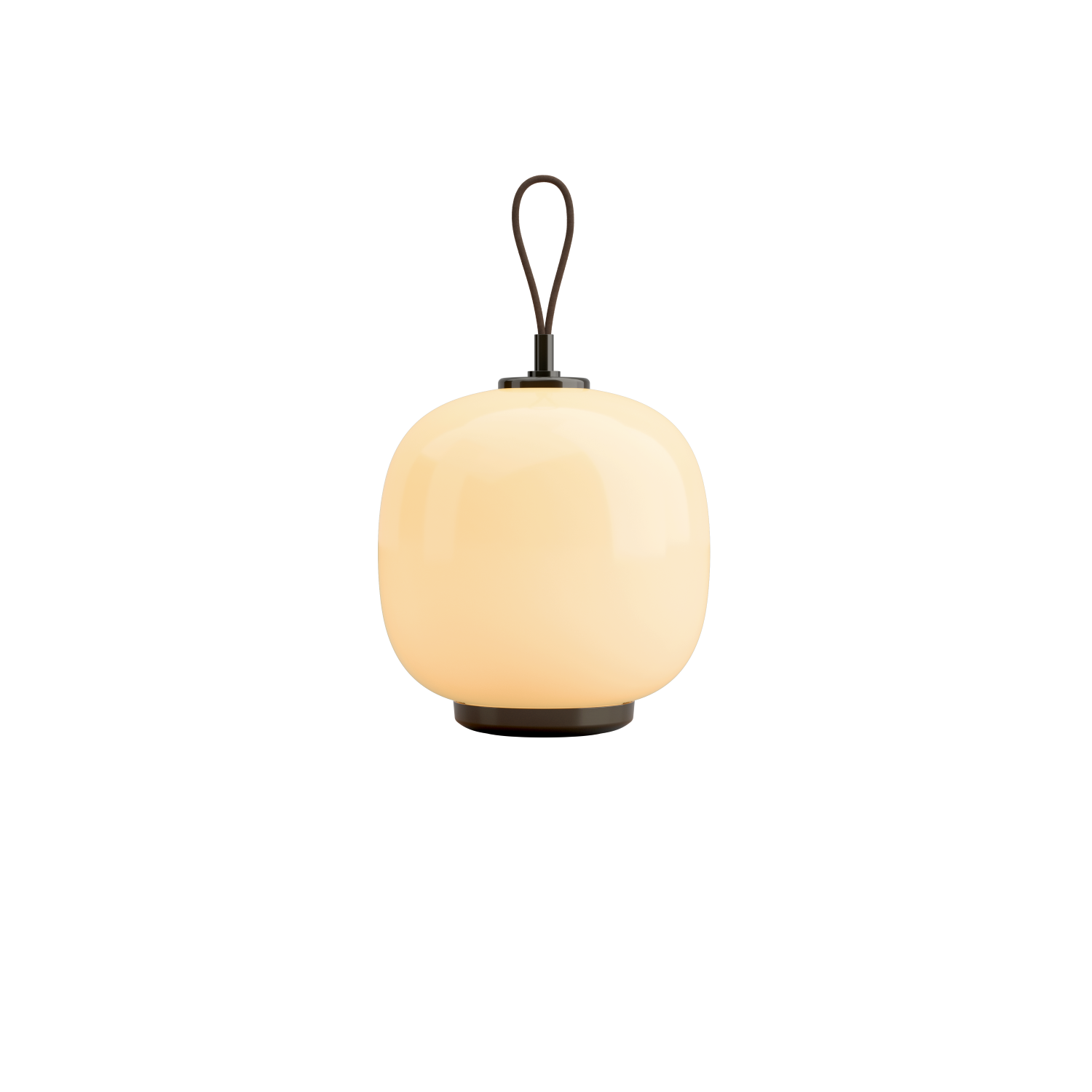 Louis Poulsen VL 45 Radiohus Genopladelig Bordlampe Messing/Gul Glas