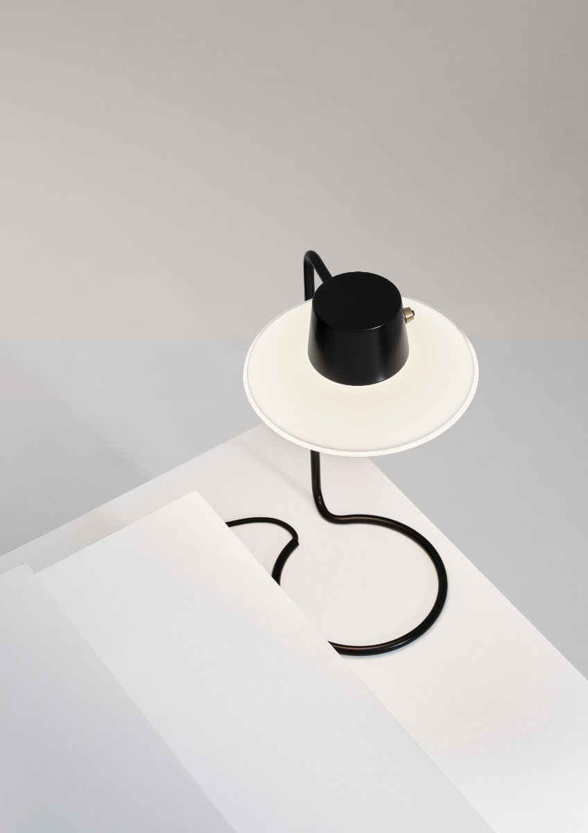 Louis Poulsen AJ Oxford Mini - Bordlampe - mini Opal glas
