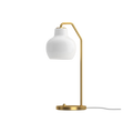 Louis Poulsen - VL Ringkrone Bordlampe – Brass / Opal Glass Ø150